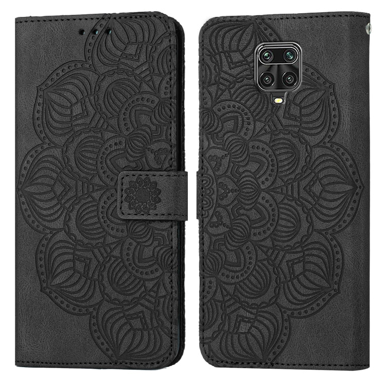 Custodia per cellulare in pelle flip goffrata con mandala, For Xiaomi Redmi Note 8 Pro, For Xiaomi Redmi Note 8T, For Xiaomi Redmi Note 9, For Xiaomi Redmi Note 9 Pro, For Xiaomi Redmi Note 9T