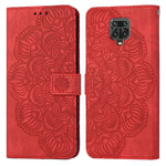 Custodia per cellulare in pelle flip goffrata con mandala, For Xiaomi Redmi Note 8 Pro, For Xiaomi Redmi Note 8T, For Xiaomi Redmi Note 9, For Xiaomi Redmi Note 9 Pro, For Xiaomi Redmi Note 9T