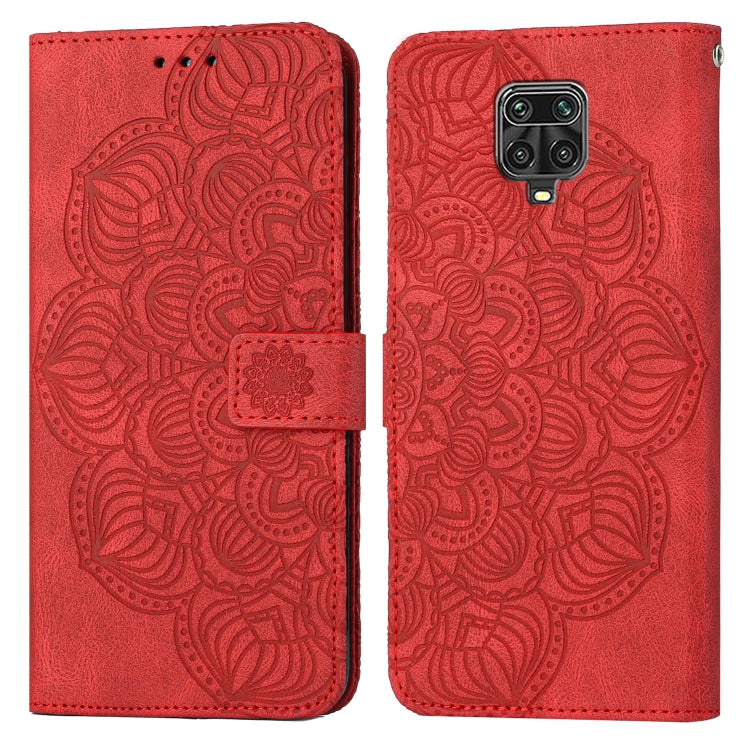Custodia per cellulare in pelle flip goffrata con mandala, For Xiaomi Redmi Note 8 Pro, For Xiaomi Redmi Note 8T, For Xiaomi Redmi Note 9, For Xiaomi Redmi Note 9 Pro, For Xiaomi Redmi Note 9T