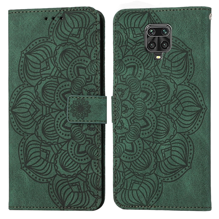 Custodia per cellulare in pelle flip goffrata con mandala, For Xiaomi Redmi Note 8 Pro, For Xiaomi Redmi Note 8T, For Xiaomi Redmi Note 9, For Xiaomi Redmi Note 9 Pro, For Xiaomi Redmi Note 9T