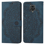 Custodia per cellulare in pelle flip goffrata con mandala, For Xiaomi Redmi Note 8 Pro, For Xiaomi Redmi Note 8T, For Xiaomi Redmi Note 9, For Xiaomi Redmi Note 9 Pro, For Xiaomi Redmi Note 9T