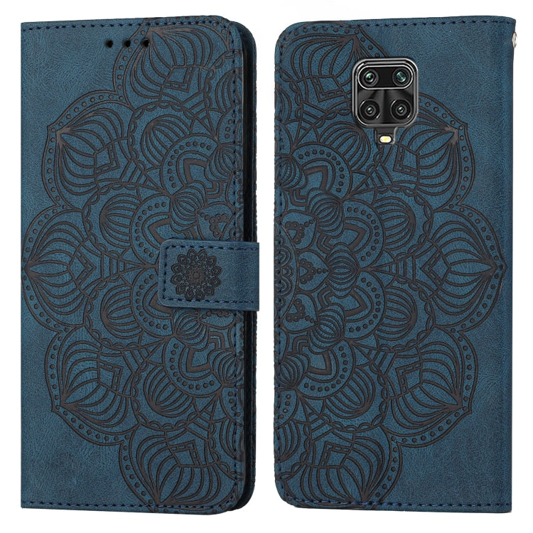 Custodia per cellulare in pelle flip goffrata con mandala, For Xiaomi Redmi Note 8 Pro, For Xiaomi Redmi Note 8T, For Xiaomi Redmi Note 9, For Xiaomi Redmi Note 9 Pro, For Xiaomi Redmi Note 9T