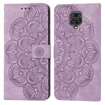 Custodia per cellulare in pelle flip goffrata con mandala, For Xiaomi Redmi Note 8 Pro, For Xiaomi Redmi Note 8T, For Xiaomi Redmi Note 9, For Xiaomi Redmi Note 9 Pro, For Xiaomi Redmi Note 9T