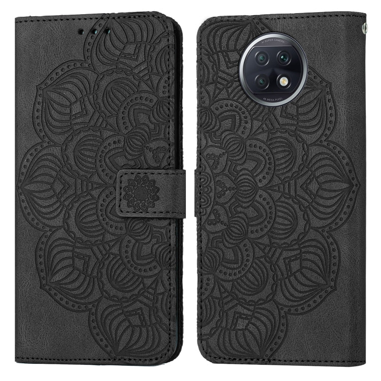 Custodia per cellulare in pelle flip goffrata con mandala, For Xiaomi Redmi Note 8 Pro, For Xiaomi Redmi Note 8T, For Xiaomi Redmi Note 9, For Xiaomi Redmi Note 9 Pro, For Xiaomi Redmi Note 9T