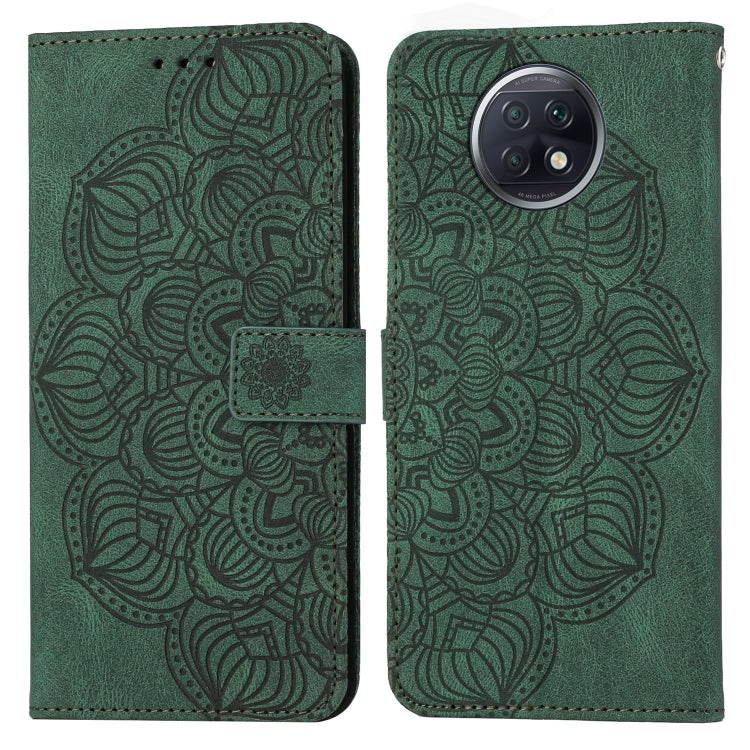 Custodia per cellulare in pelle flip goffrata con mandala, For Xiaomi Redmi Note 8 Pro, For Xiaomi Redmi Note 8T, For Xiaomi Redmi Note 9, For Xiaomi Redmi Note 9 Pro, For Xiaomi Redmi Note 9T