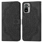 Custodia per cellulare in pelle flip goffrata con mandala, For Xiaomi Redmi Note 10, For Xiaomi Redmi Note 10 5G, For Xiaomi Redmi Note 10 Pro 4G, For Xiaomi Redmi Note 10 Pro 5G