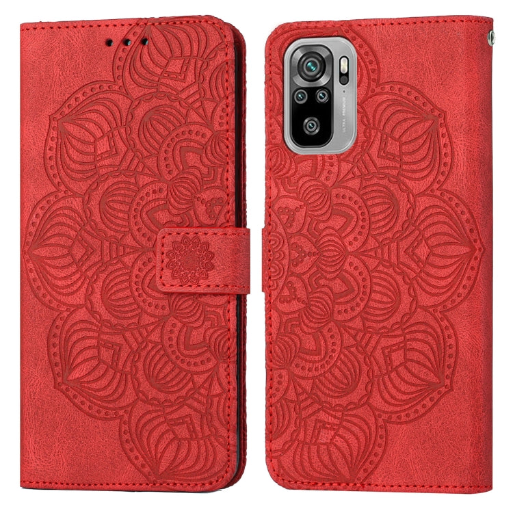 Custodia per cellulare in pelle flip goffrata con mandala, For Xiaomi Redmi Note 10, For Xiaomi Redmi Note 10 5G, For Xiaomi Redmi Note 10 Pro 4G, For Xiaomi Redmi Note 10 Pro 5G