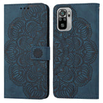 Custodia per cellulare in pelle flip goffrata con mandala, For Xiaomi Redmi Note 10, For Xiaomi Redmi Note 10 5G, For Xiaomi Redmi Note 10 Pro 4G, For Xiaomi Redmi Note 10 Pro 5G