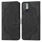 Custodia per cellulare in pelle flip goffrata con mandala, For Xiaomi Redmi Note 10, For Xiaomi Redmi Note 10 5G, For Xiaomi Redmi Note 10 Pro 4G, For Xiaomi Redmi Note 10 Pro 5G