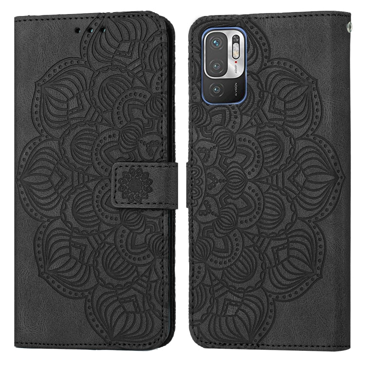 Custodia per cellulare in pelle flip goffrata con mandala, For Xiaomi Redmi Note 10, For Xiaomi Redmi Note 10 5G, For Xiaomi Redmi Note 10 Pro 4G, For Xiaomi Redmi Note 10 Pro 5G
