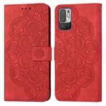 Custodia per cellulare in pelle flip goffrata con mandala, For Xiaomi Redmi Note 10, For Xiaomi Redmi Note 10 5G, For Xiaomi Redmi Note 10 Pro 4G, For Xiaomi Redmi Note 10 Pro 5G
