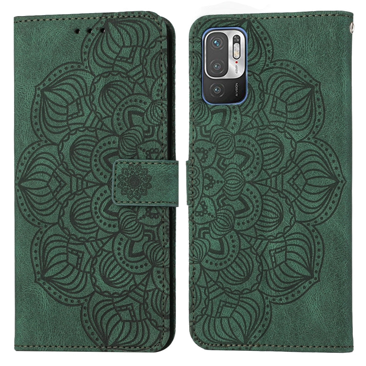 Custodia per cellulare in pelle flip goffrata con mandala, For Xiaomi Redmi Note 10, For Xiaomi Redmi Note 10 5G, For Xiaomi Redmi Note 10 Pro 4G, For Xiaomi Redmi Note 10 Pro 5G