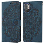 Custodia per cellulare in pelle flip goffrata con mandala, For Xiaomi Redmi Note 10, For Xiaomi Redmi Note 10 5G, For Xiaomi Redmi Note 10 Pro 4G, For Xiaomi Redmi Note 10 Pro 5G