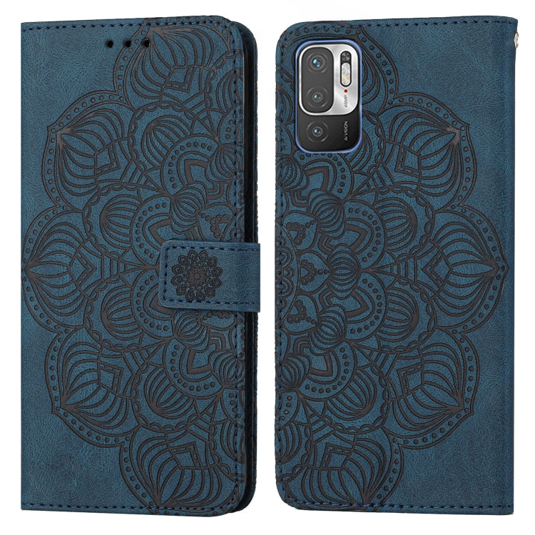 Custodia per cellulare in pelle flip goffrata con mandala, For Xiaomi Redmi Note 10, For Xiaomi Redmi Note 10 5G, For Xiaomi Redmi Note 10 Pro 4G, For Xiaomi Redmi Note 10 Pro 5G