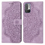 Custodia per cellulare in pelle flip goffrata con mandala, For Xiaomi Redmi Note 10, For Xiaomi Redmi Note 10 5G, For Xiaomi Redmi Note 10 Pro 4G, For Xiaomi Redmi Note 10 Pro 5G