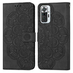 Custodia per cellulare in pelle flip goffrata con mandala, For Xiaomi Redmi Note 10, For Xiaomi Redmi Note 10 5G, For Xiaomi Redmi Note 10 Pro 4G, For Xiaomi Redmi Note 10 Pro 5G