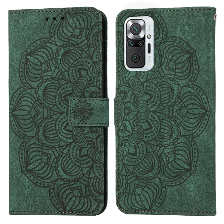 Custodia per cellulare in pelle flip goffrata con mandala, For Xiaomi Redmi Note 10, For Xiaomi Redmi Note 10 5G, For Xiaomi Redmi Note 10 Pro 4G, For Xiaomi Redmi Note 10 Pro 5G