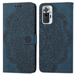 Custodia per cellulare in pelle flip goffrata con mandala, For Xiaomi Redmi Note 10, For Xiaomi Redmi Note 10 5G, For Xiaomi Redmi Note 10 Pro 4G, For Xiaomi Redmi Note 10 Pro 5G