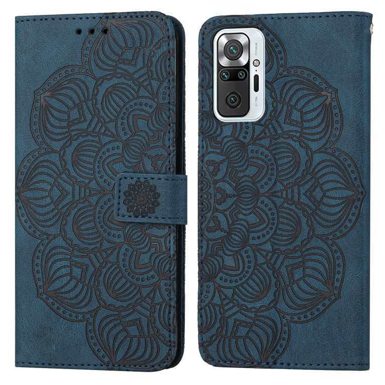 Custodia per cellulare in pelle flip goffrata con mandala, For Xiaomi Redmi Note 10, For Xiaomi Redmi Note 10 5G, For Xiaomi Redmi Note 10 Pro 4G, For Xiaomi Redmi Note 10 Pro 5G