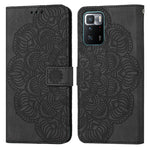 Custodia per cellulare in pelle flip goffrata con mandala, For Xiaomi Redmi Note 10, For Xiaomi Redmi Note 10 5G, For Xiaomi Redmi Note 10 Pro 4G, For Xiaomi Redmi Note 10 Pro 5G