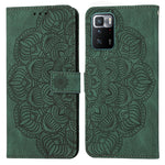 Custodia per cellulare in pelle flip goffrata con mandala, For Xiaomi Redmi Note 10, For Xiaomi Redmi Note 10 5G, For Xiaomi Redmi Note 10 Pro 4G, For Xiaomi Redmi Note 10 Pro 5G