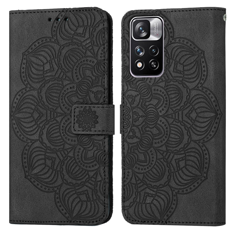 Custodia per cellulare in pelle flip goffrata con mandala, For Xiaomi Redmi Note 11 Pro 5G, For Xiaomi Redmi Note 11 International, For Xiaomi Redmi Note 11 Pro International, For Xiaomi Redmi Note 11 5G