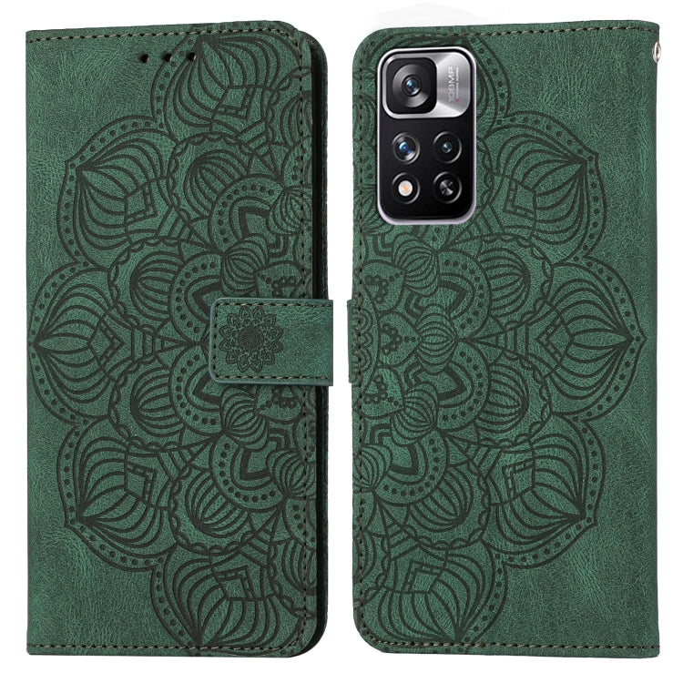 Custodia per cellulare in pelle flip goffrata con mandala, For Xiaomi Redmi Note 11 Pro 5G, For Xiaomi Redmi Note 11 International, For Xiaomi Redmi Note 11 Pro International, For Xiaomi Redmi Note 11 5G