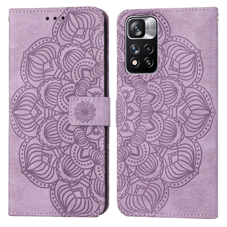 Custodia per cellulare in pelle flip goffrata con mandala, For Xiaomi Redmi Note 11 Pro 5G, For Xiaomi Redmi Note 11 International, For Xiaomi Redmi Note 11 Pro International, For Xiaomi Redmi Note 11 5G