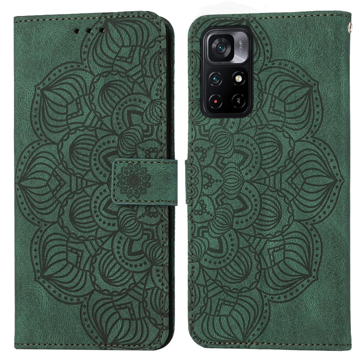 Custodia per cellulare in pelle flip goffrata con mandala, For Xiaomi Redmi Note 11 Pro 5G, For Xiaomi Redmi Note 11 International, For Xiaomi Redmi Note 11 Pro International, For Xiaomi Redmi Note 11 5G