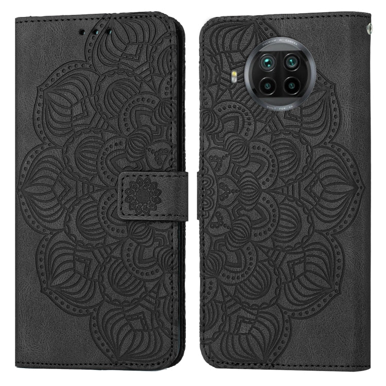 Custodia per cellulare in pelle flip goffrata con mandala, For Xiaomi Mi 10T Lite, For Xiaomi Mi 10T / 10T Pro, For Xiaomi Mi 11 Lite, For Xiaomi 11T