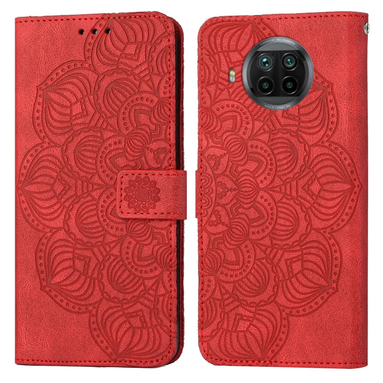 Custodia per cellulare in pelle flip goffrata con mandala, For Xiaomi Mi 10T Lite, For Xiaomi Mi 10T / 10T Pro, For Xiaomi Mi 11 Lite, For Xiaomi 11T
