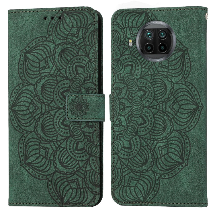 Custodia per cellulare in pelle flip goffrata con mandala, For Xiaomi Mi 10T Lite, For Xiaomi Mi 10T / 10T Pro, For Xiaomi Mi 11 Lite, For Xiaomi 11T