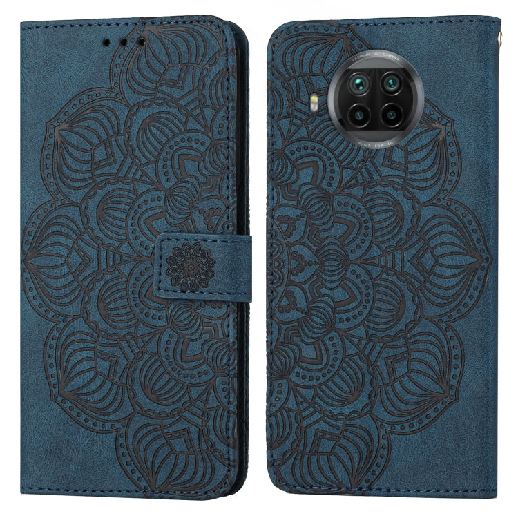 Custodia per cellulare in pelle flip goffrata con mandala, For Xiaomi Mi 10T Lite, For Xiaomi Mi 10T / 10T Pro, For Xiaomi Mi 11 Lite, For Xiaomi 11T