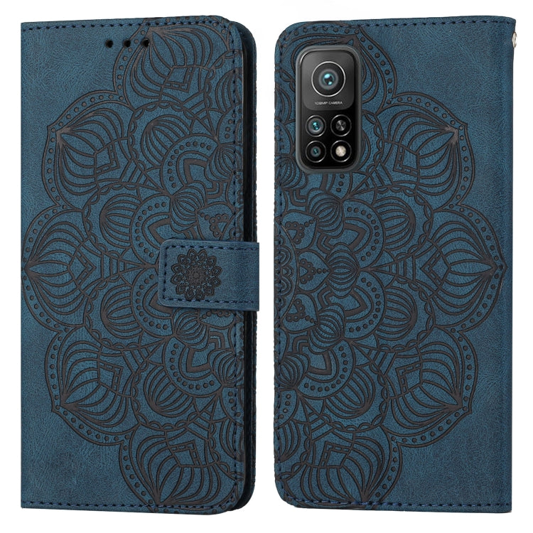 Custodia per cellulare in pelle flip goffrata con mandala, For Xiaomi Mi 10T Lite, For Xiaomi Mi 10T / 10T Pro, For Xiaomi Mi 11 Lite, For Xiaomi 11T