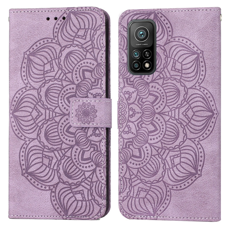 Custodia per cellulare in pelle flip goffrata con mandala, For Xiaomi Mi 10T Lite, For Xiaomi Mi 10T / 10T Pro, For Xiaomi Mi 11 Lite, For Xiaomi 11T