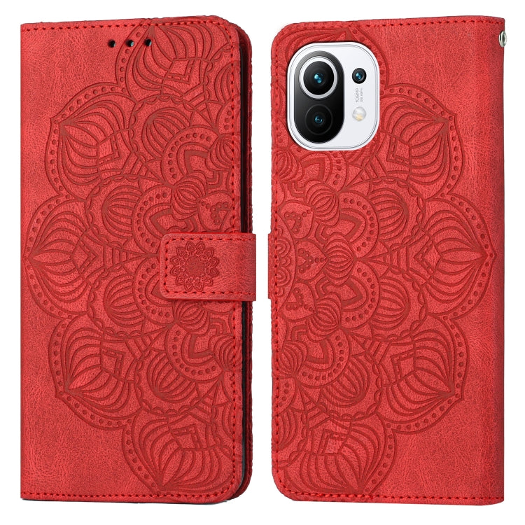 Custodia per cellulare in pelle flip goffrata con mandala, For Xiaomi Mi 10T Lite, For Xiaomi Mi 10T / 10T Pro, For Xiaomi Mi 11 Lite, For Xiaomi 11T