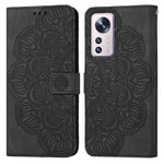 Custodia per cellulare in pelle flip goffrata con mandala, For Xiaomi 12 Lite, For Xiaomi Poco F3, For Xiaomi Poco M3, For Xiaomi Poco M4 Pro 5G