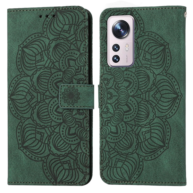 Custodia per cellulare in pelle flip goffrata con mandala, For Xiaomi 12 Lite, For Xiaomi Poco F3, For Xiaomi Poco M3, For Xiaomi Poco M4 Pro 5G