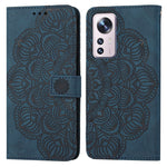 Custodia per cellulare in pelle flip goffrata con mandala, For Xiaomi 12 Lite, For Xiaomi Poco F3, For Xiaomi Poco M3, For Xiaomi Poco M4 Pro 5G
