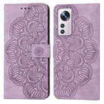 Custodia per cellulare in pelle flip goffrata con mandala, For Xiaomi 12 Lite, For Xiaomi Poco F3, For Xiaomi Poco M3, For Xiaomi Poco M4 Pro 5G