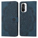 Custodia per cellulare in pelle flip goffrata con mandala, For Xiaomi 12 Lite, For Xiaomi Poco F3, For Xiaomi Poco M3, For Xiaomi Poco M4 Pro 5G
