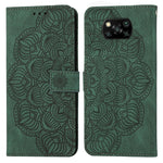 Custodia per cellulare in pelle flip goffrata con mandala, For Xiaomi Poco X3 NFC, For Xiaomi Poco X4 Pro 5G