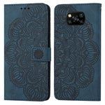 Custodia per cellulare in pelle flip goffrata con mandala, For Xiaomi Poco X3 NFC, For Xiaomi Poco X4 Pro 5G