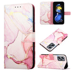 Custodia per cellulare in pelle con motivo in marmo, For Xiaomi Poco M4 5G, For Xiaomi Redmi Note 11T Pro, For Motorola Moto E32