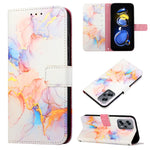 Custodia per cellulare in pelle con motivo in marmo, For Xiaomi Poco M4 5G, For Xiaomi Redmi Note 11T Pro, For Motorola Moto E32