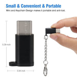 Adattatore micro USB femmina a USB-C maschio compatto