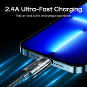 JOYROOM S-UL012A12 Cavo dati di sincronizzazione da USB-A a 8 pin 2,4 A, 1.2m USB-A to 8 Pin, 2m USB-A to 8 Pin