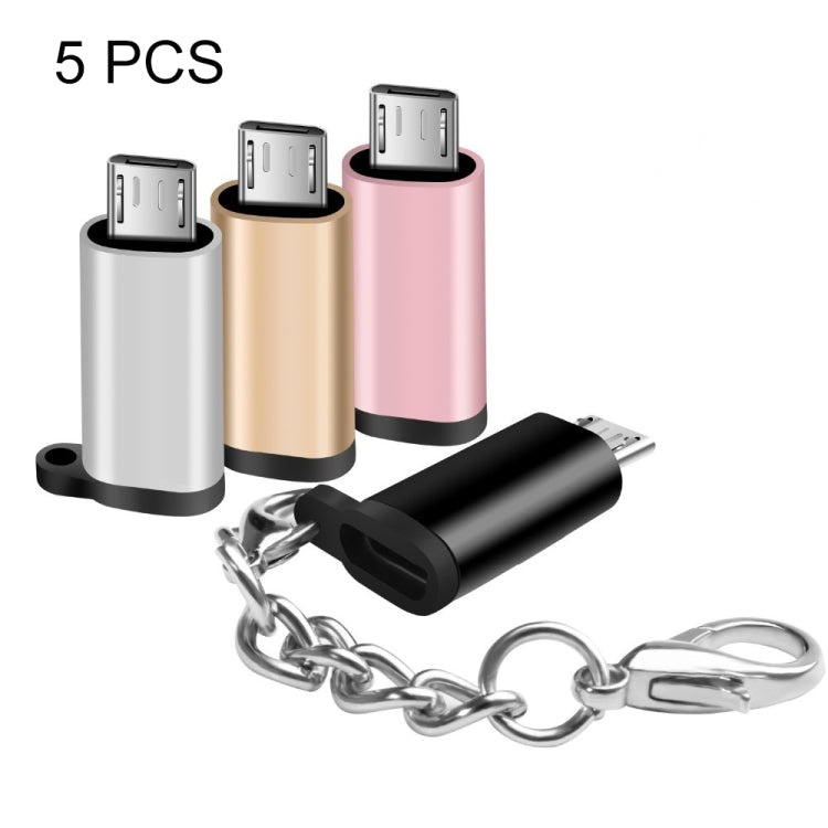 Set 5 adattatori USB-C femmina a Micro USB maschio