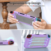 Game Handle Gamepad Custodia protettiva in TPU + PC per Switch OLED