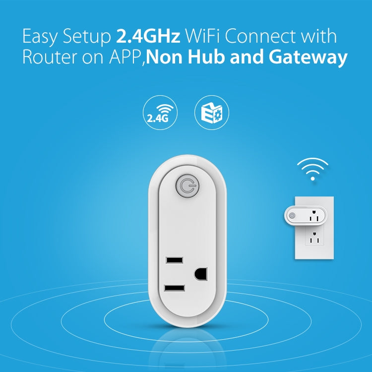 NEO NAS-WR12W 15A 2.4G USA WiFi Smart Power Plug,WR12W